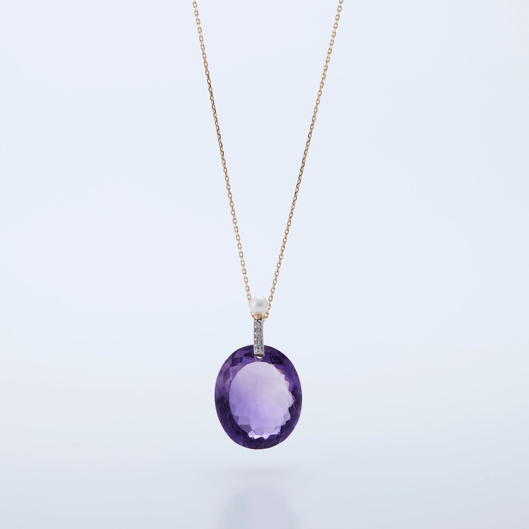 K18YG アメジスト パール ペンダントトップ – COLETTE GIFT