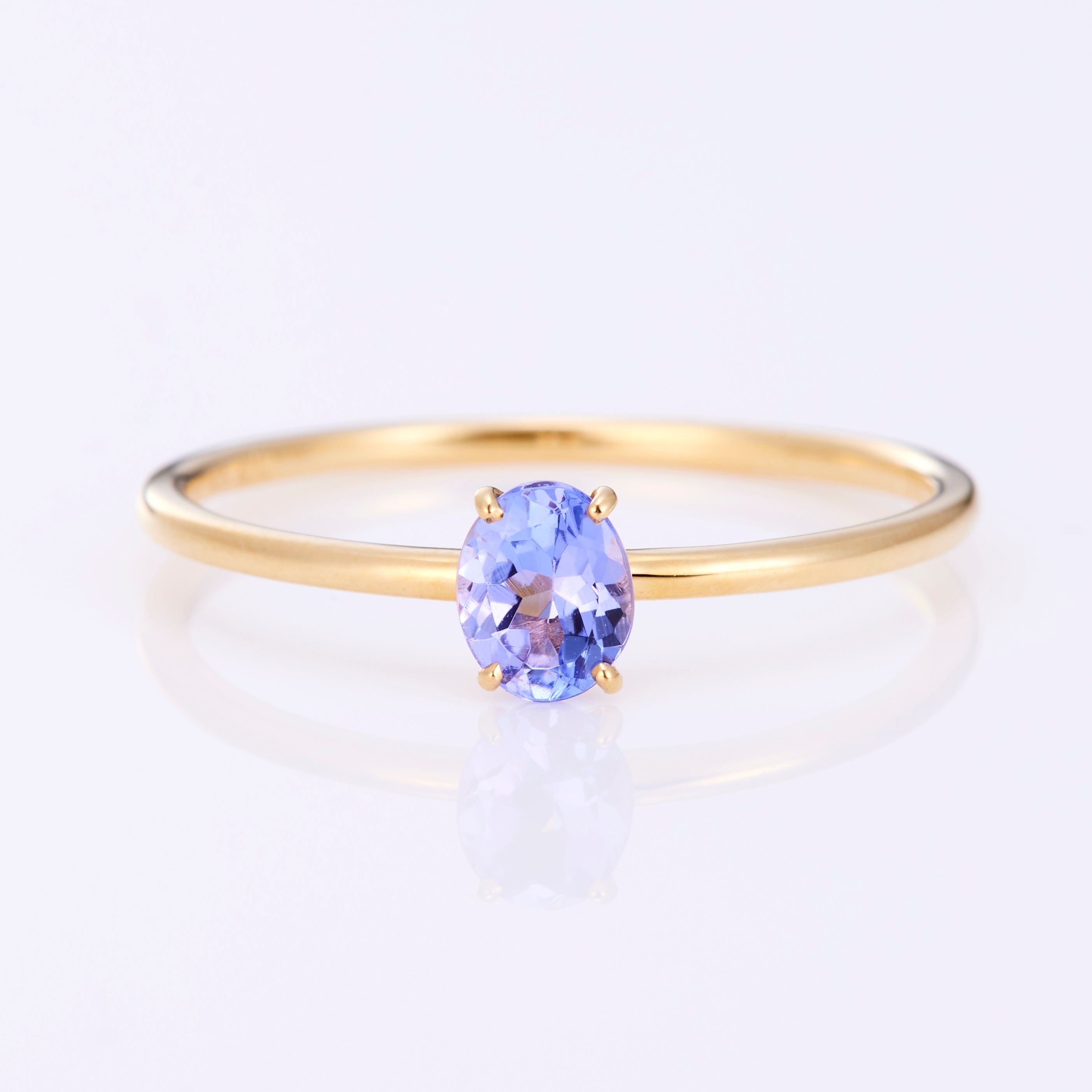 K18YG Tanzanite OV Ring – COLETTE GIFT