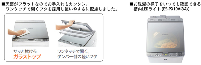 プラズマクラスター洗濯乾燥機 3機種を発売｜ニュースリリース：シャープ