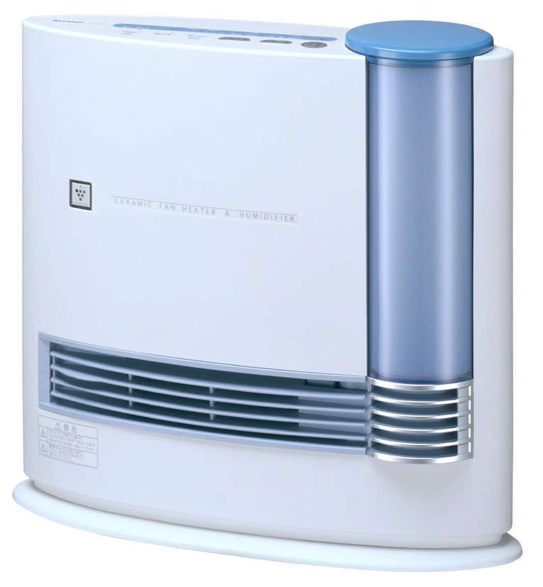 【SHARP】セラミックヒーター MAXIM WIDE HEAT（人感/室温センサー付 大風量 加湿パネルセラミック