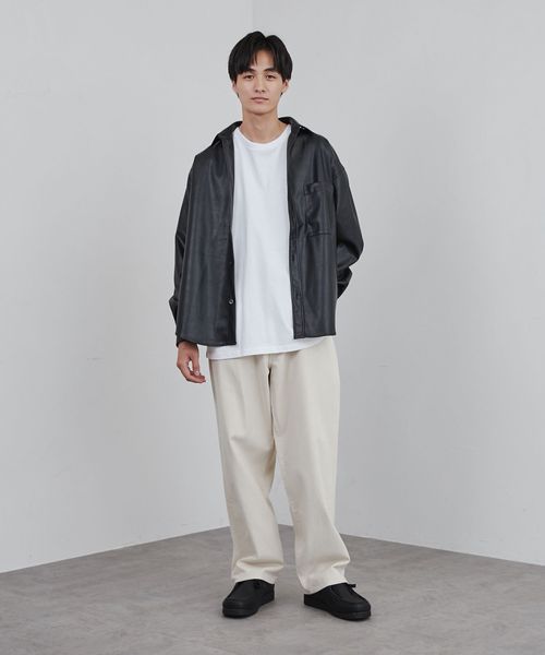 レザーライクモカシンブーツ