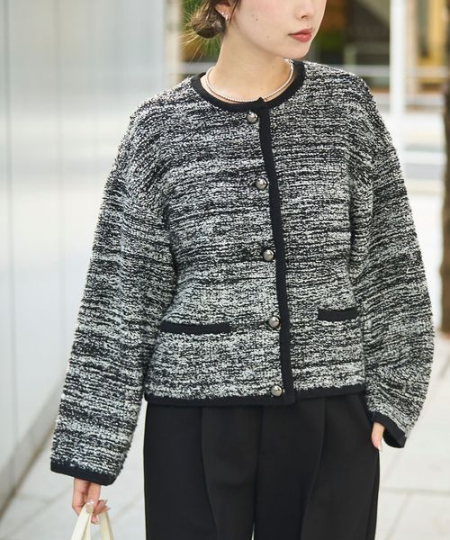 LEE 1・2月合併号掲載】パイルジャガードニットジャケット