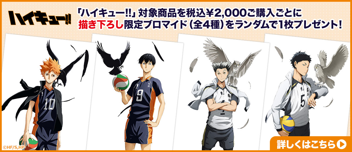 ジャンプフェスタ2024〉ブース出展記念「ハイキュー!!」限定ブロマイド