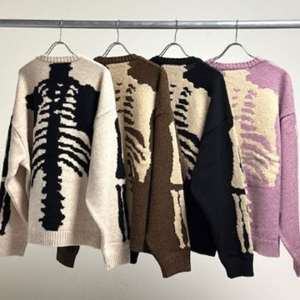 KAPITAL 5G Wool BONE Crew Sweater [ EK-1537KNA ] – cotwohk