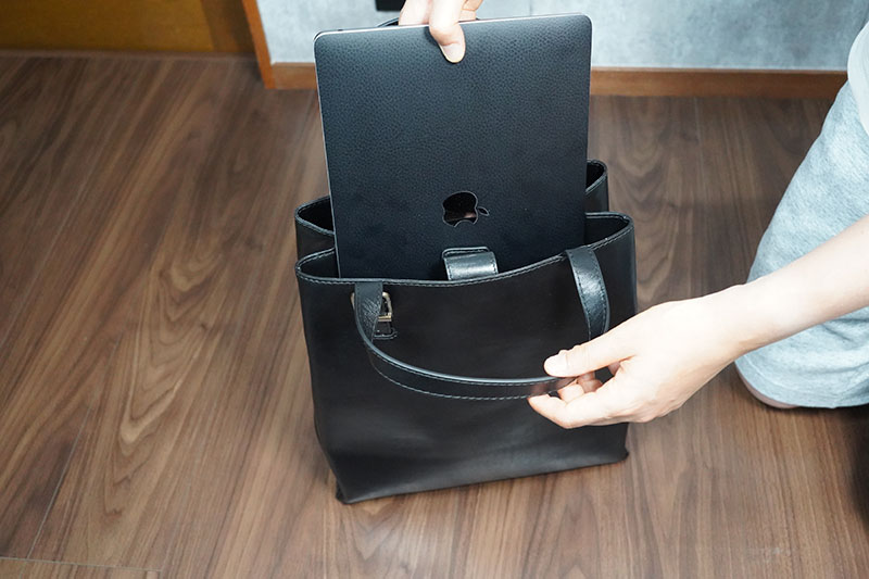 マザーハウスのブライトVトートをレビュー。ミニマルデザインで