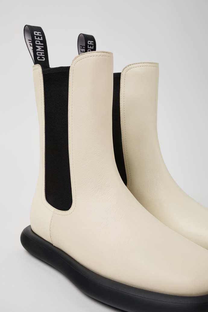 White Ankle Boots for Women - Autumn / Winter collection - Camper USA