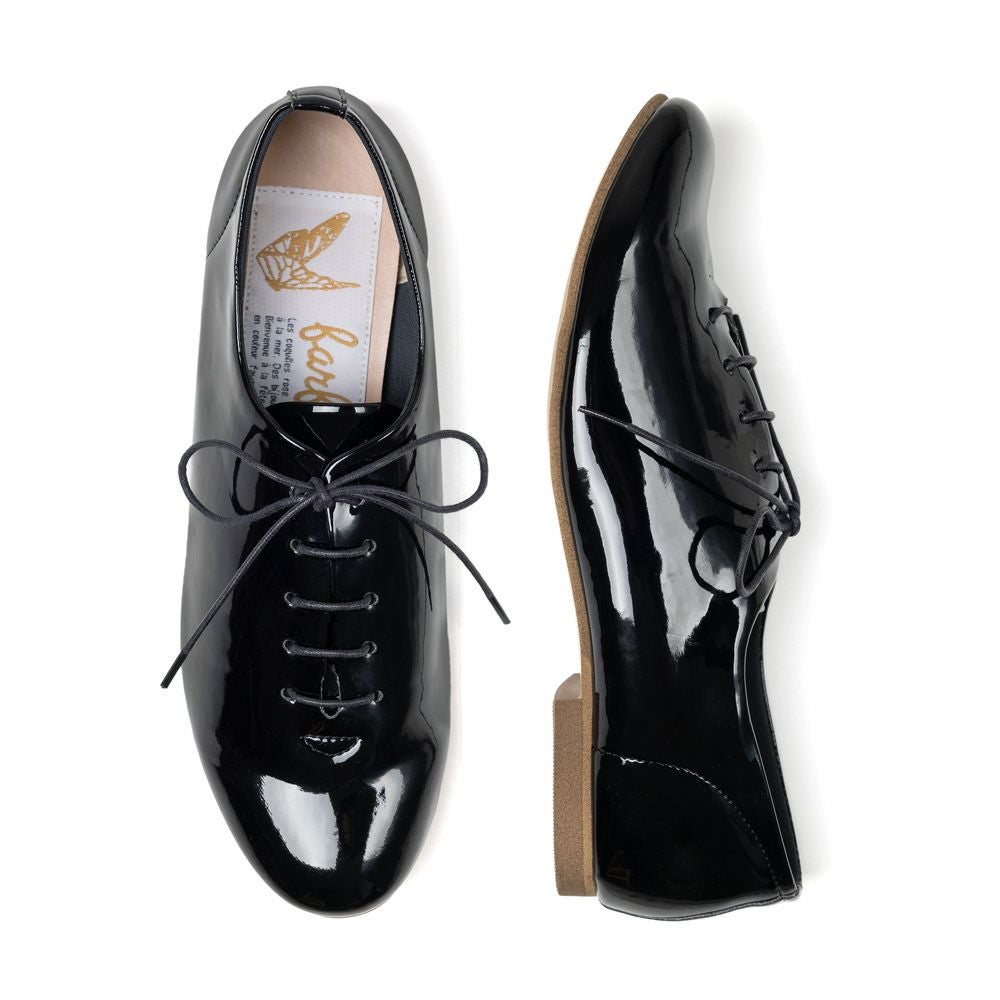 3cmヒールレースアップ(エナメル) | CLOCHE ONLINE SHOP