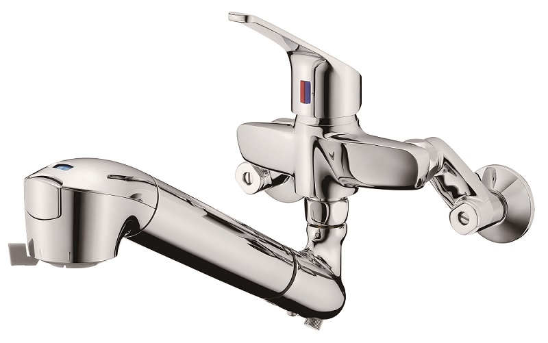 タカギ キッチン用蛇口一体型浄水器（壁出し混合型） - まじめに