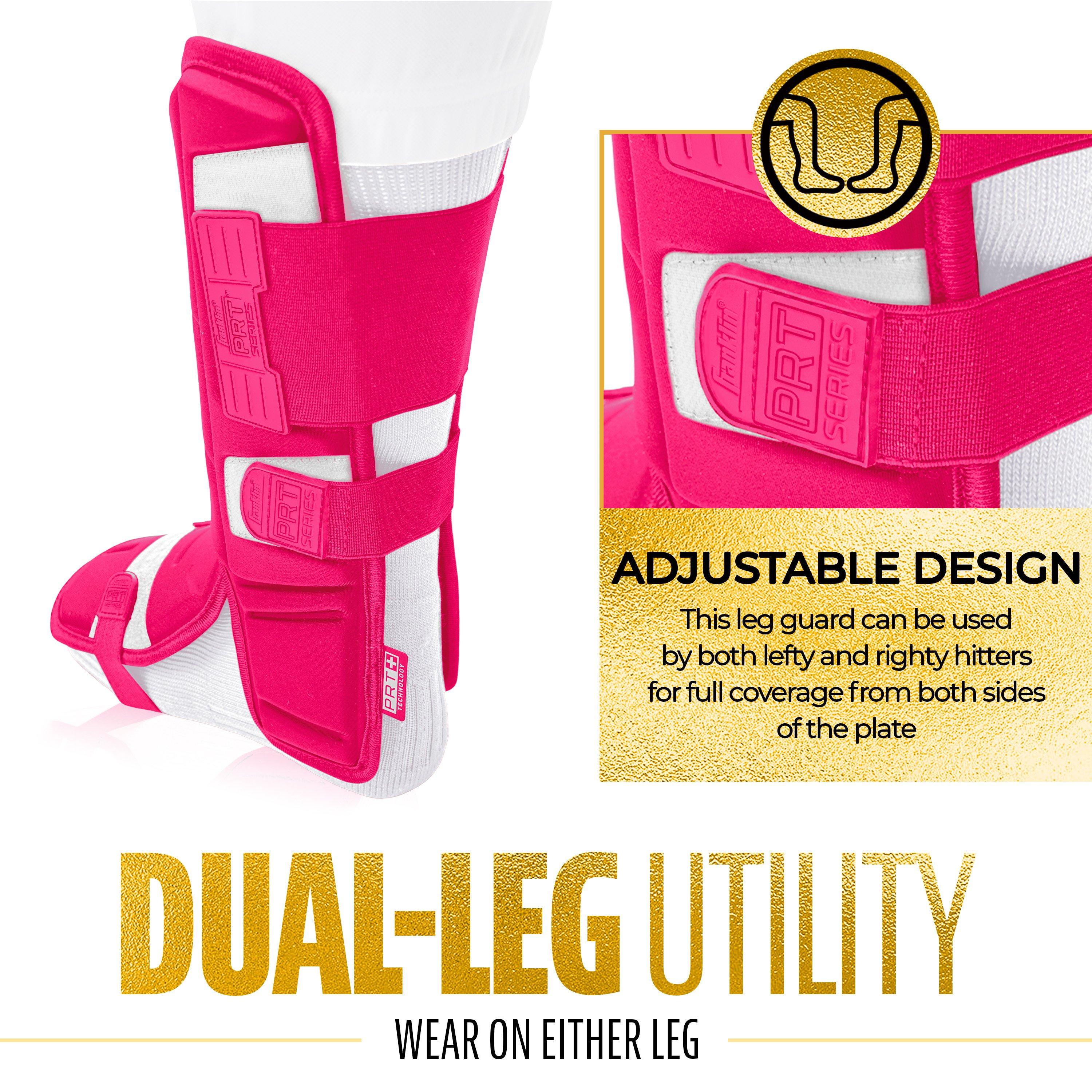 Franklin Sports Adult PRT Leg Guard - Pink | Hibbett