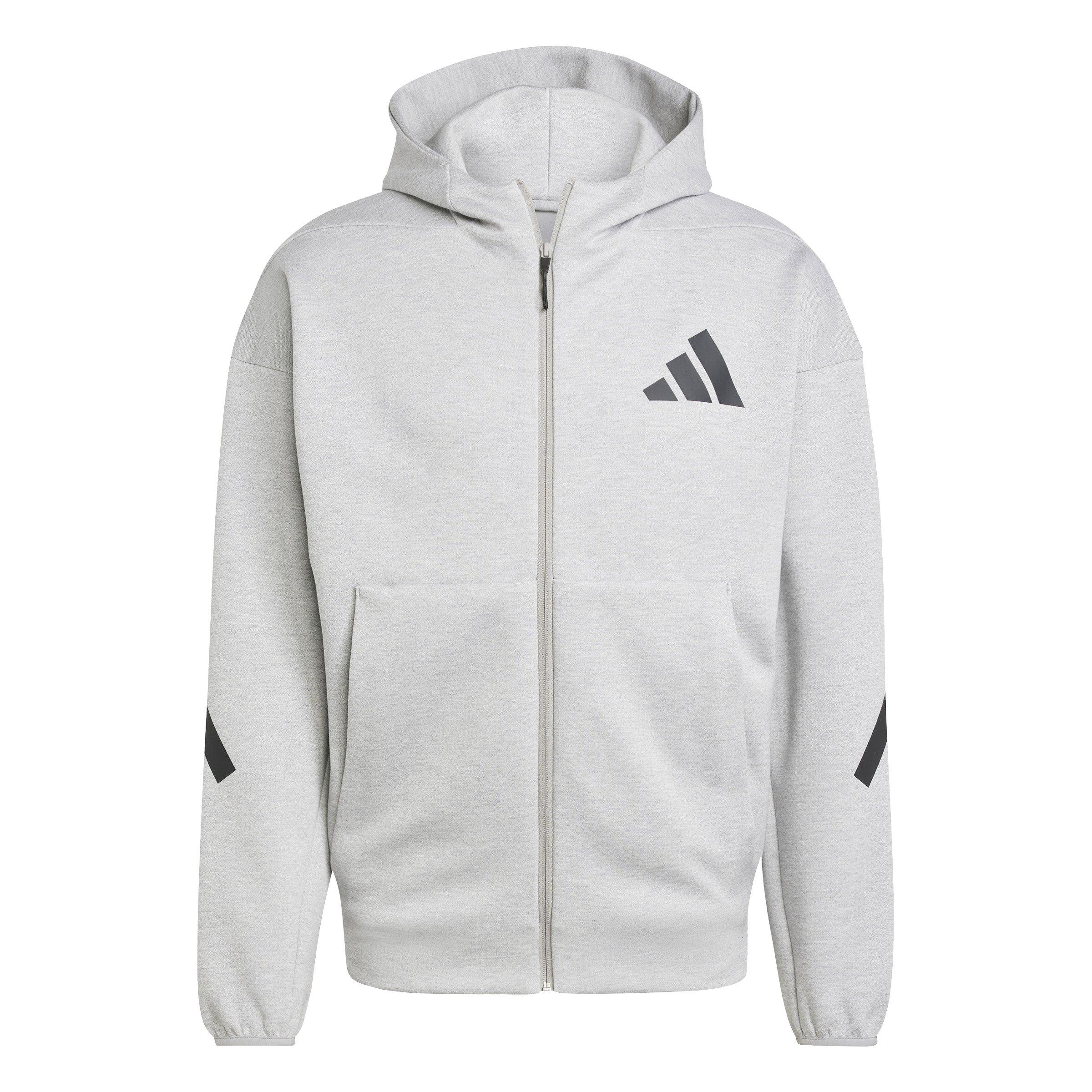 adidas Z.N.E. Men's Lightweight Hooded Track Jacket - Grey