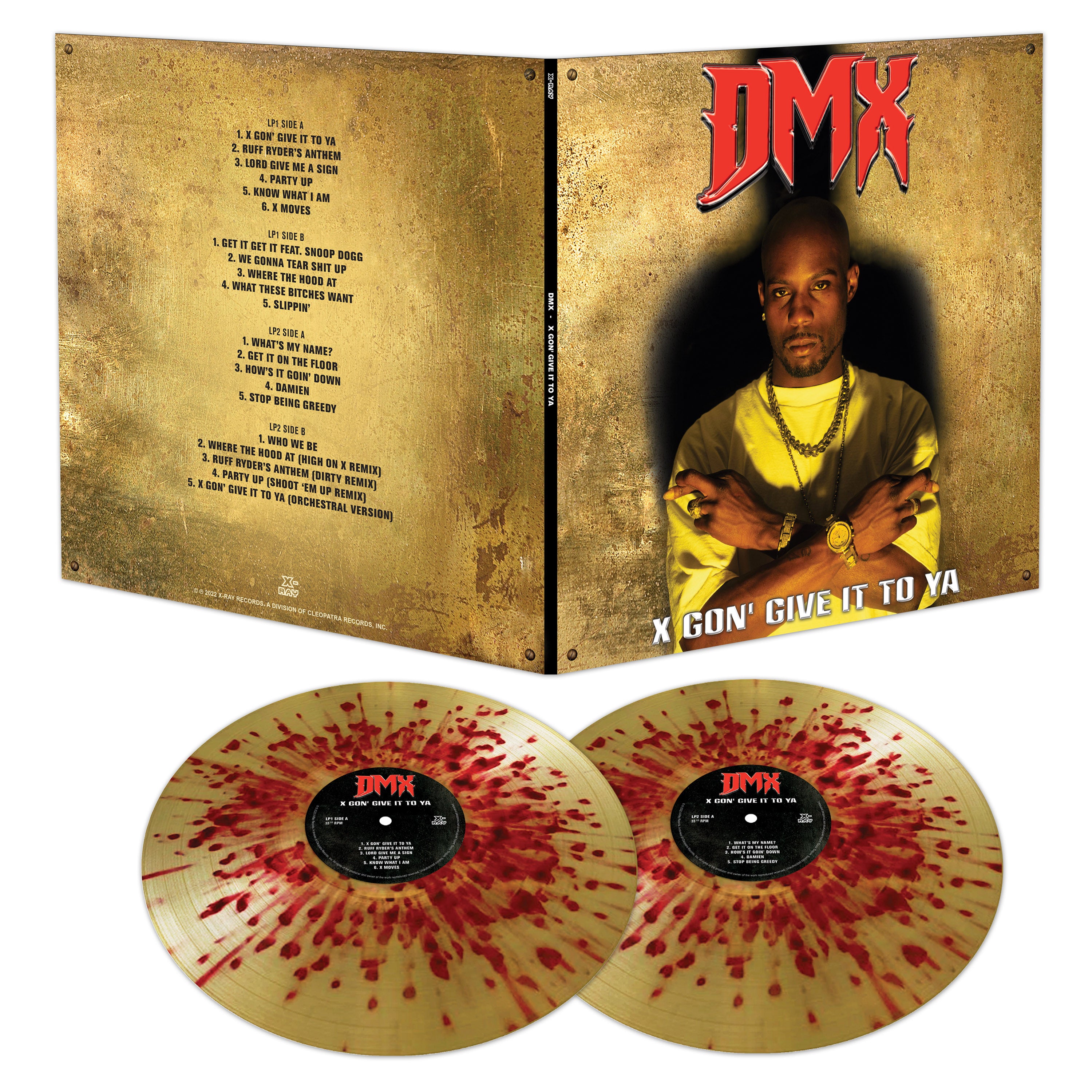DMX - X Gon' Give It To Ya (Limited Edition Gold and Red Splatter