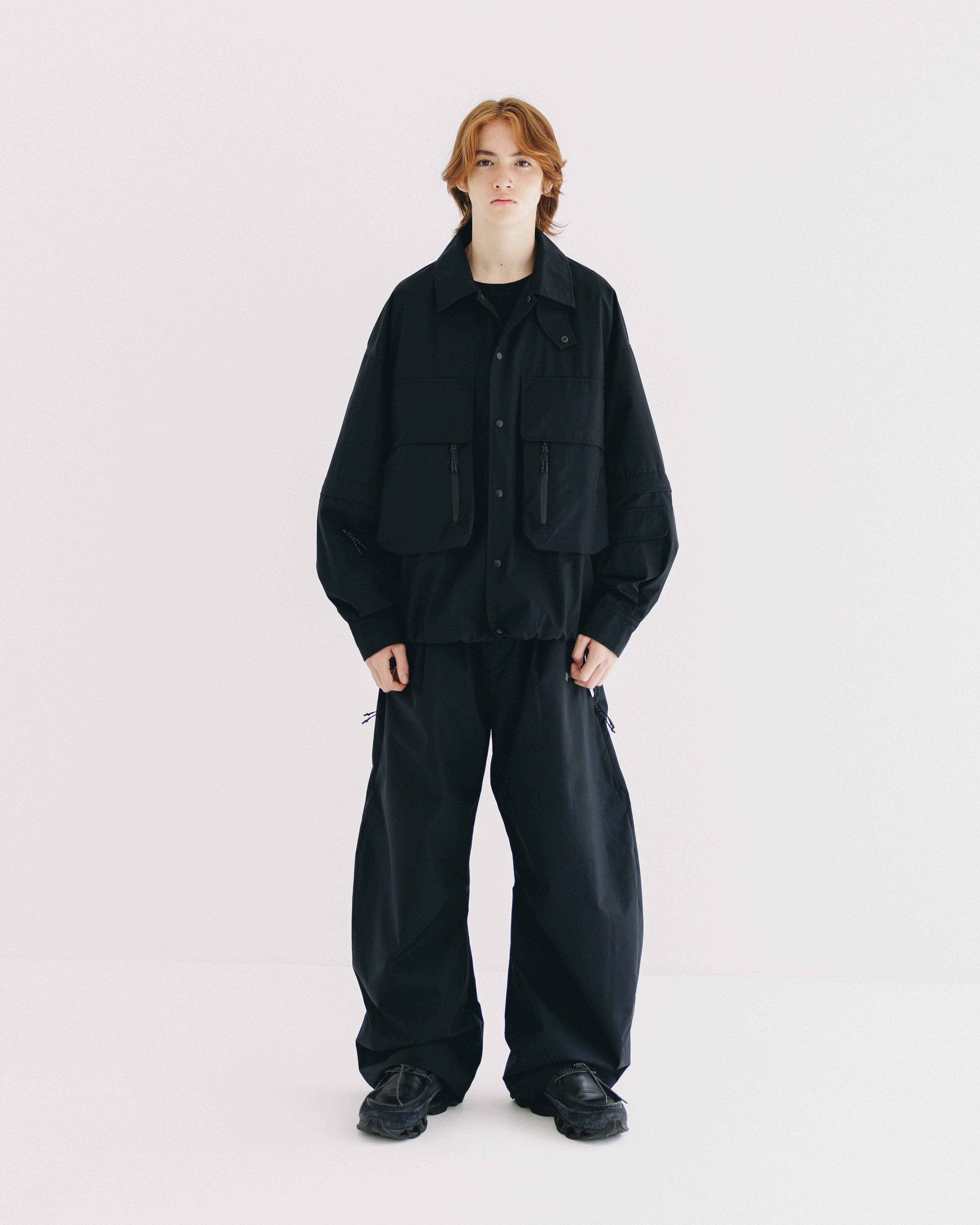 phenix WINDSTOPPER® by GORE-TEX LABS CITY BARREL LEG PANTS (BLACK)