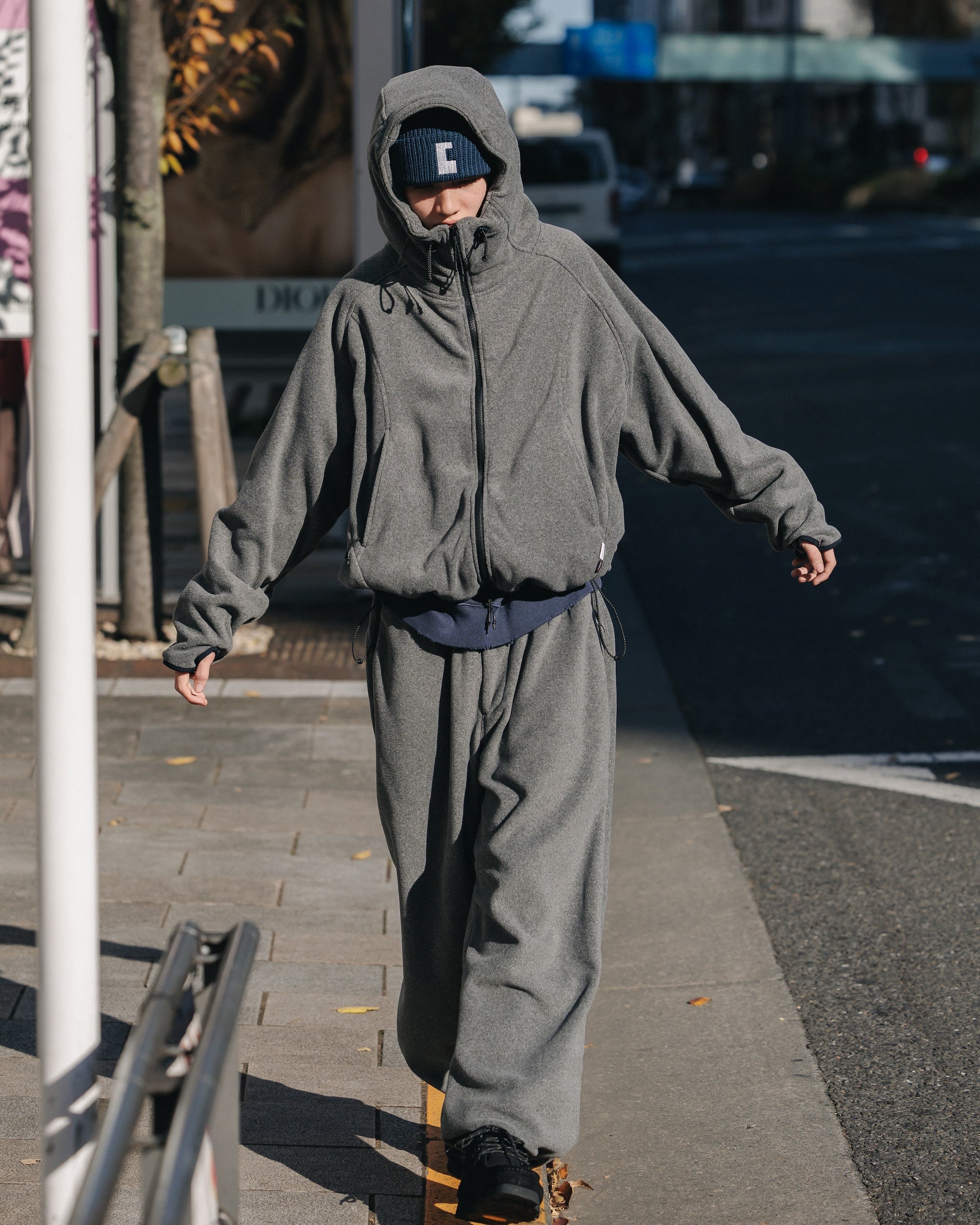 C” COTTON KNIT CAP 001 (NAVY)