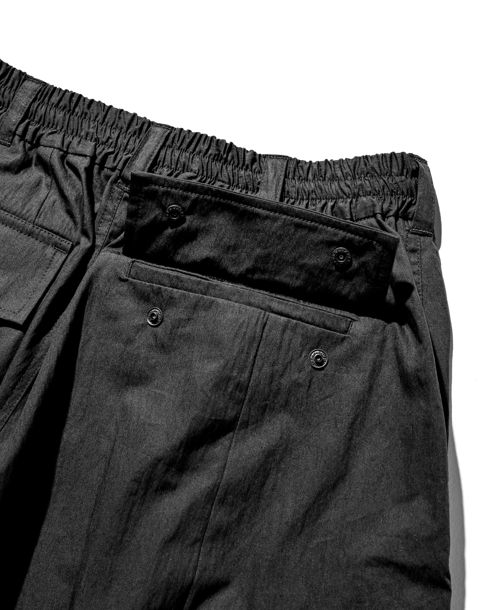 MEGA POCKET BALLOON CARGO PANTS (BLACK)