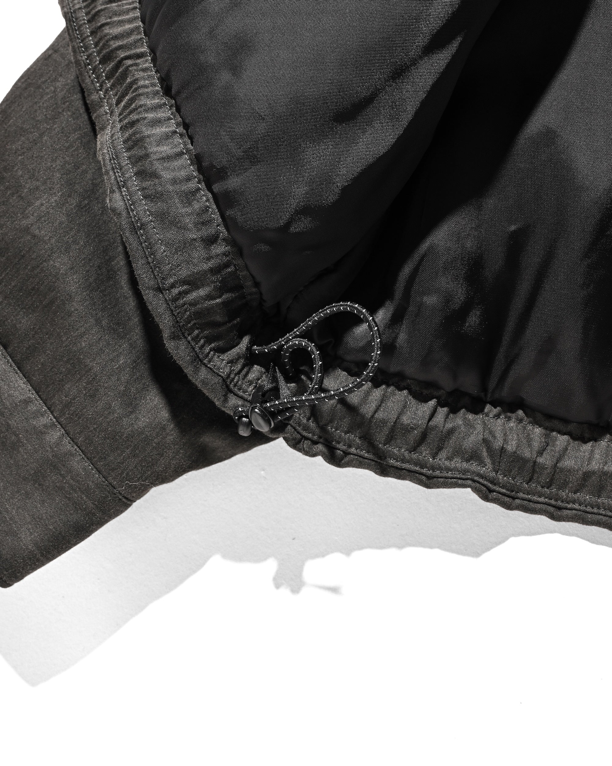 VINTAGE EFFECT PADDED CITY UTILITY JACKET (BLACK)