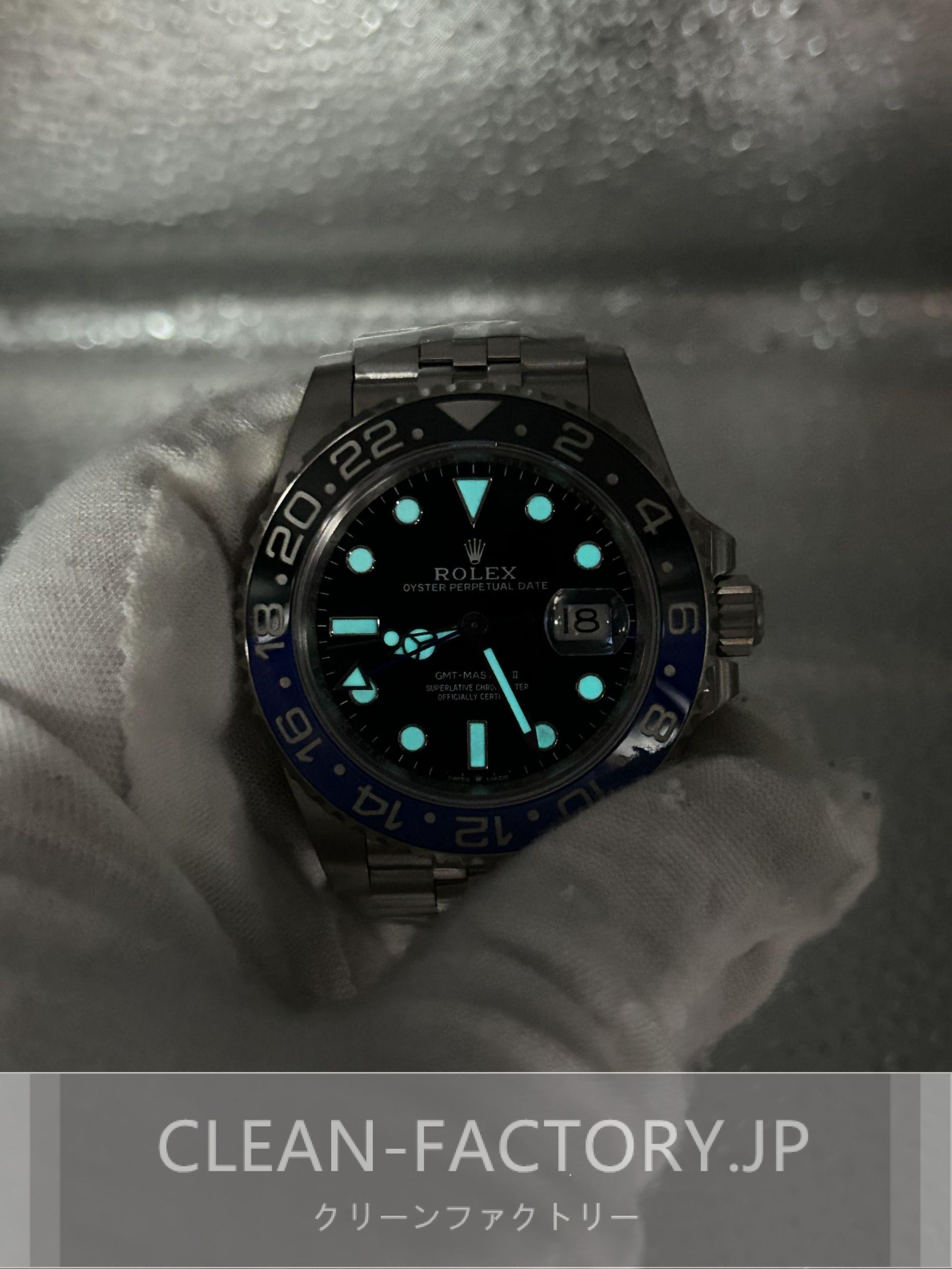 クリーンファクトリー ロレックス GMTマスターⅡ 126710blnrジュビリー