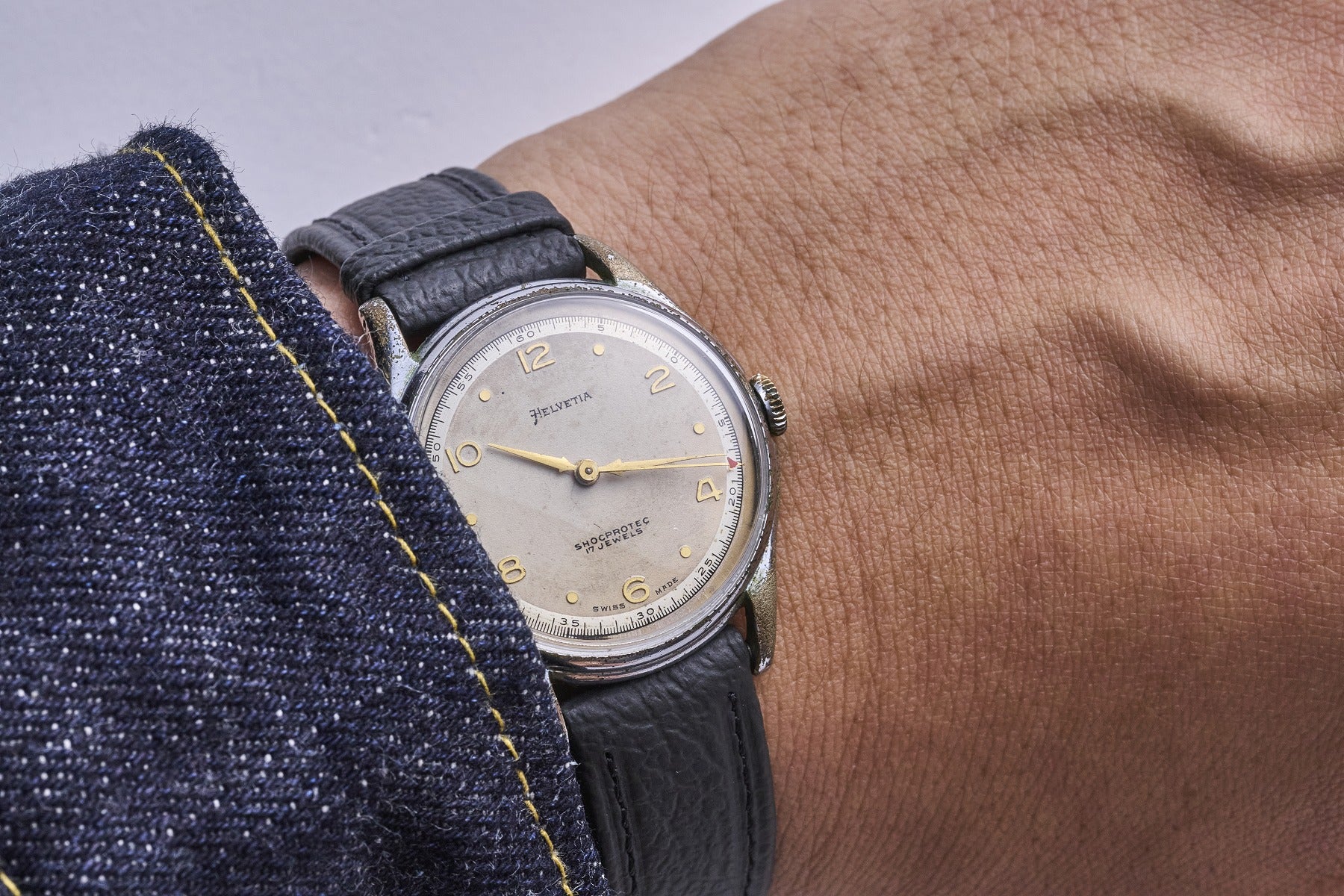 1950年代 HELVETIA ウォッチ ミリタリーデザイン／松島親方(Lightning