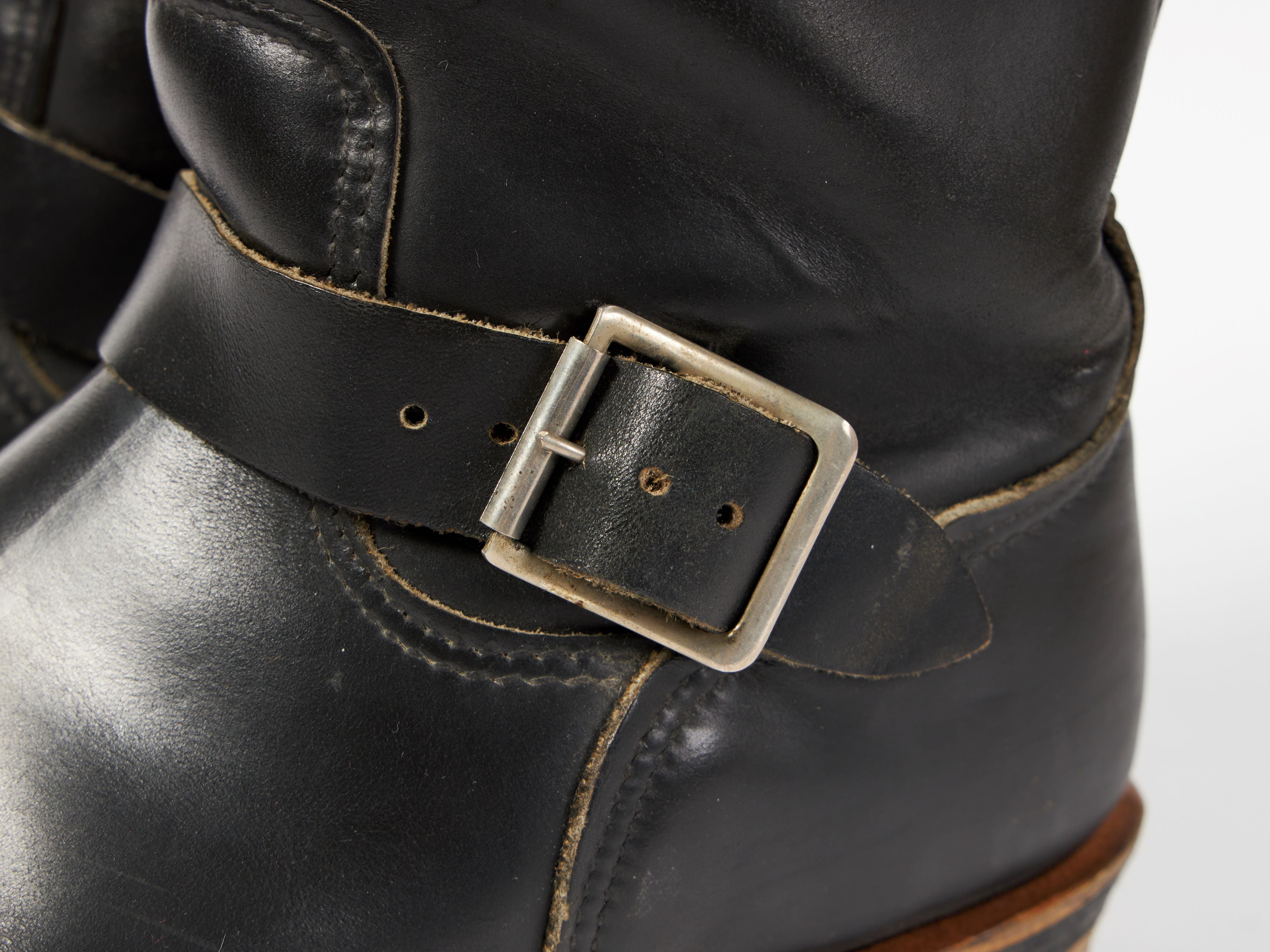 1990s レッドウイングのエンジニアブーツ（PT91）[ブラック]／福嶋政憲