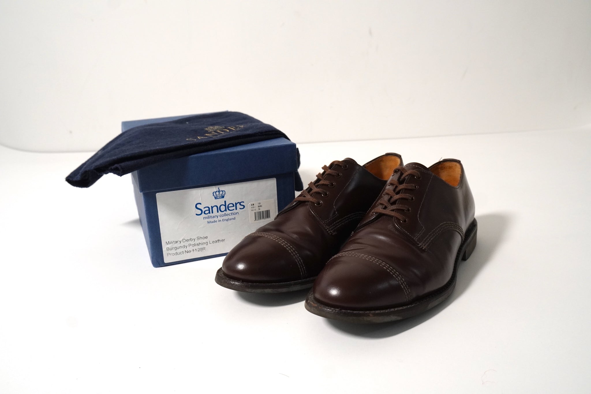 サンダースのミリタリー ダービーシューズ[イングランド製