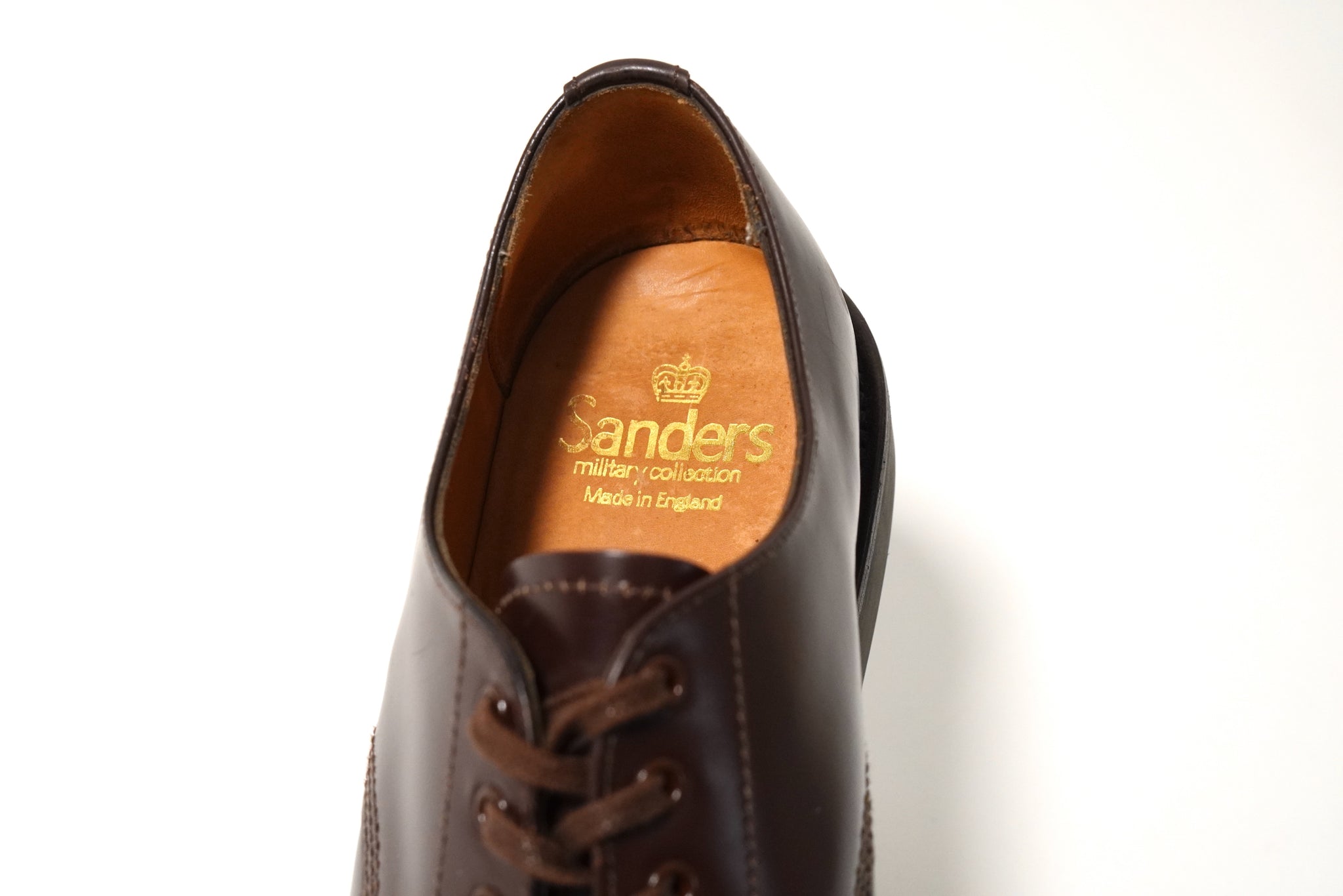 サンダースのミリタリー ダービーシューズ[イングランド製