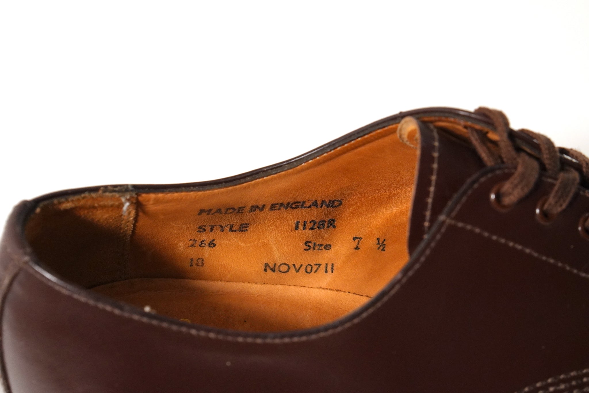 サンダースのミリタリー ダービーシューズ[イングランド製