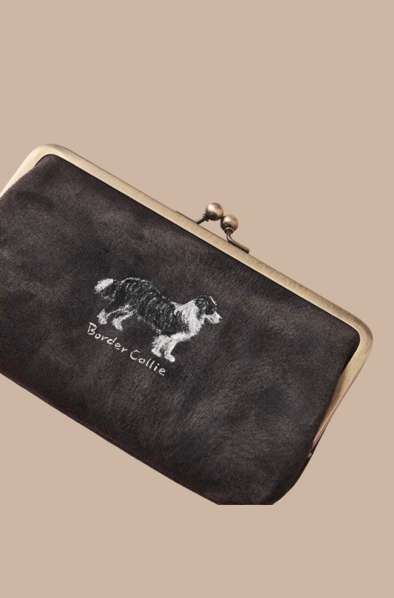 BrownBrown×2nd】ハンドペイントがまぐちウォレット – CLUB 2nd