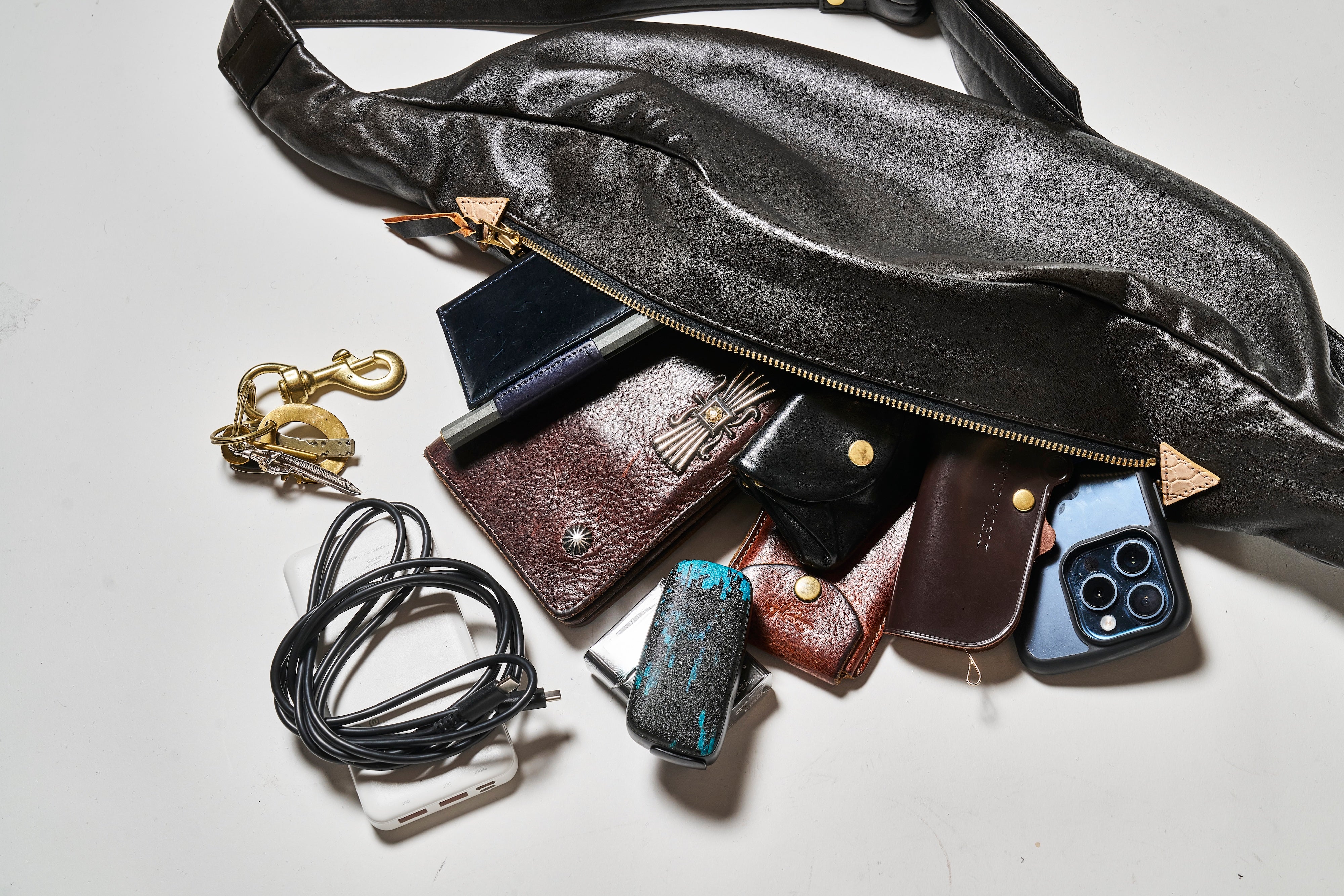 池田工芸 × Lightning 純国産「茶芯」ホースハイド バディバッグ【7月3