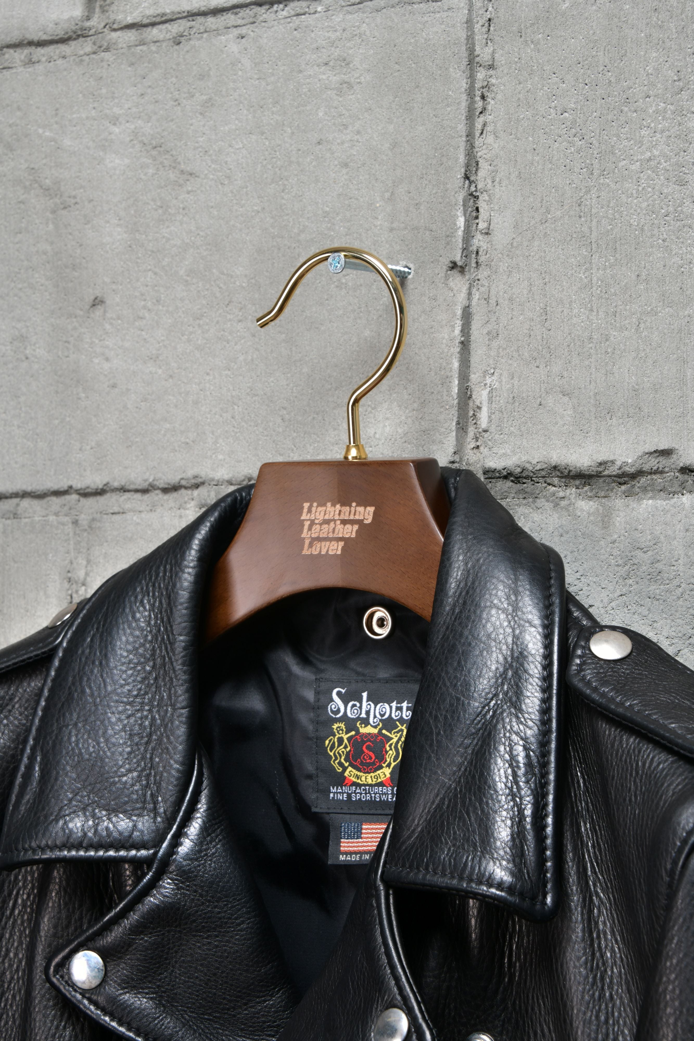 NAKATA HANGER × Lightning Leather Lover Hanger（革ジャン専用