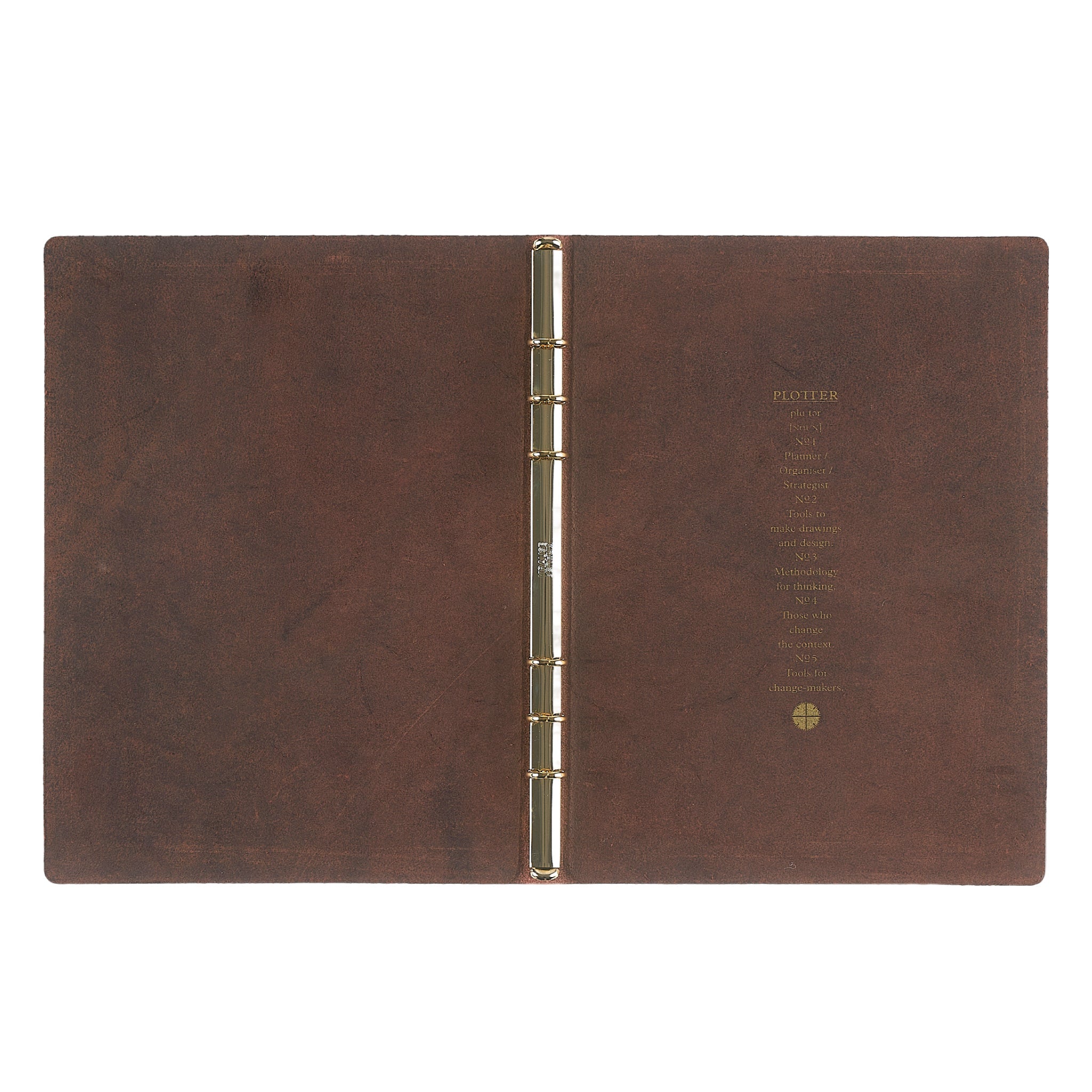 システム手帳 プエブロ 6穴リングレザーバインダー A5 φ11mm｜システム