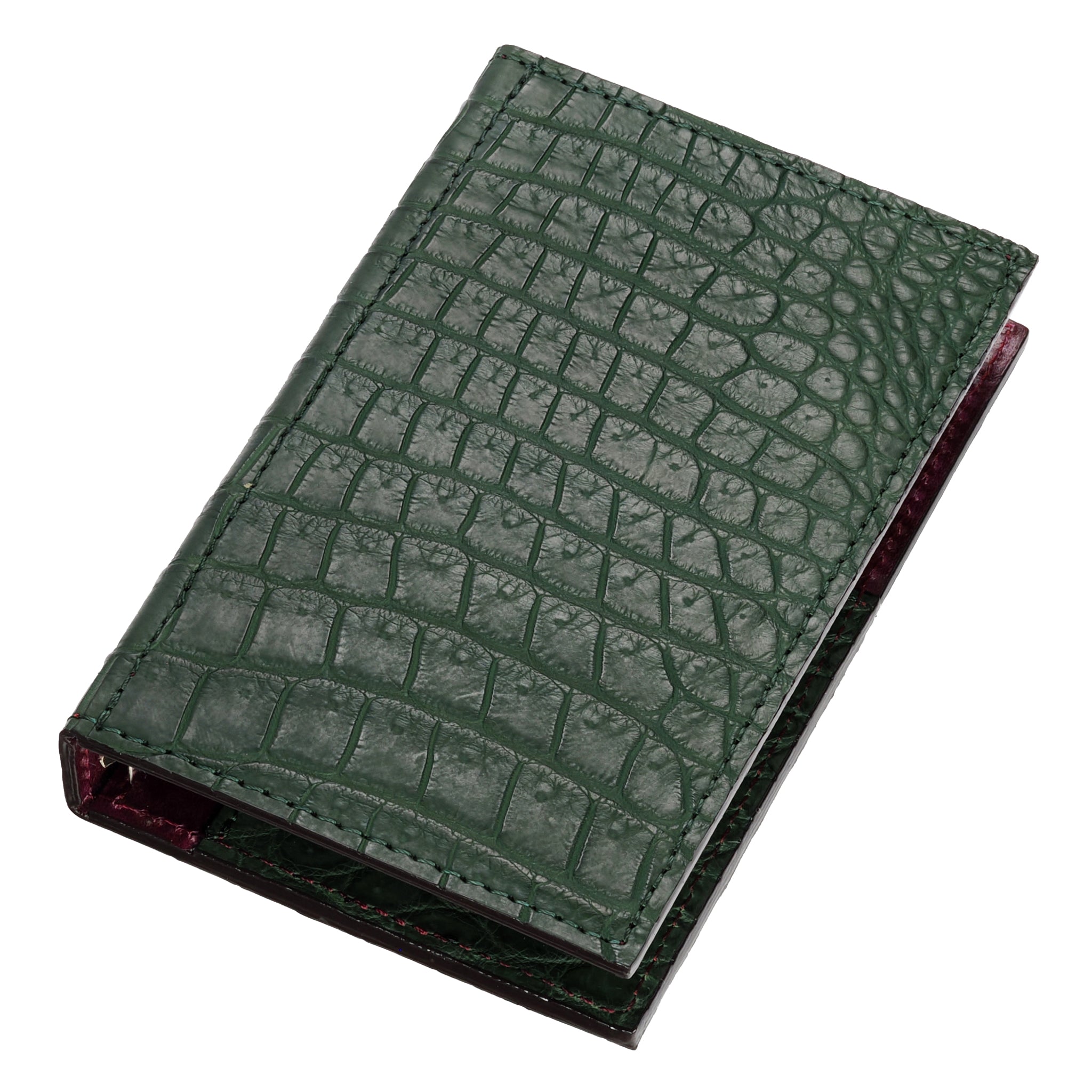 システム手帳 クロコダイル M5 φ11mm グリーン（趣味文オリジナル