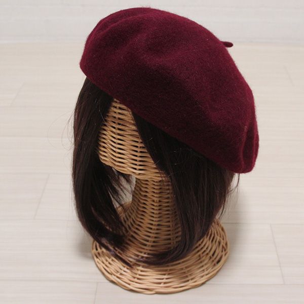 バーガンディベレー帽 - ピンクハウス通販｜リサイクルブティックClub