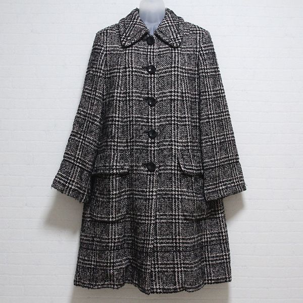 黒系ツイードコート【9号】 - ピンクハウス通販｜リサイクルブティック