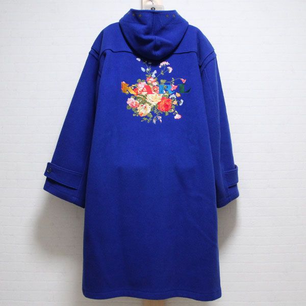 青ブーケ刺繍ダッフルコート - ピンクハウス通販｜リサイクル