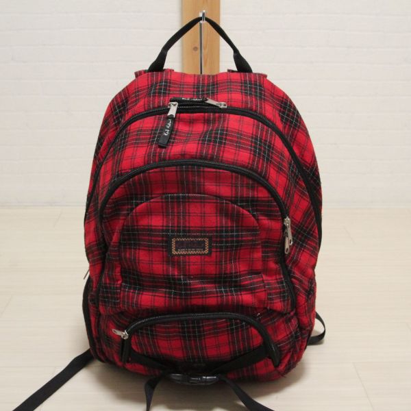 赤パッチ使いチェックリュック - ピンクハウス通販｜リサイクル