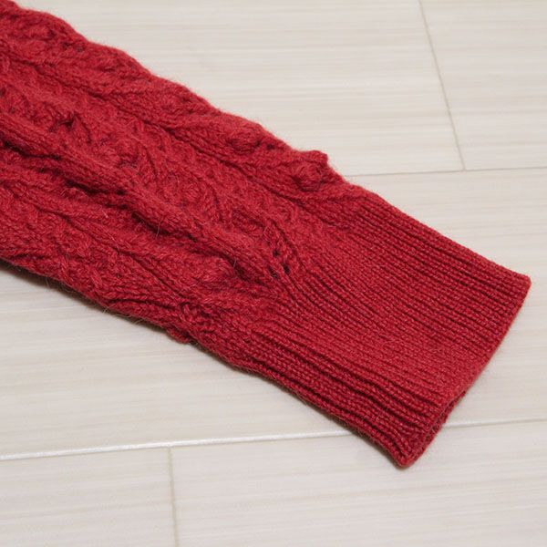 赤系模様編みカーディガン - ピンクハウス通販｜リサイクルブティック