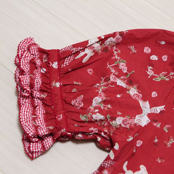 赤ハートベリーラビット段々ワンピース - ピンクハウス通販