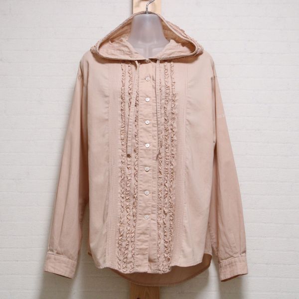 ピンクフード付きピコフリルブラウス【L】 - ピンクハウス通販