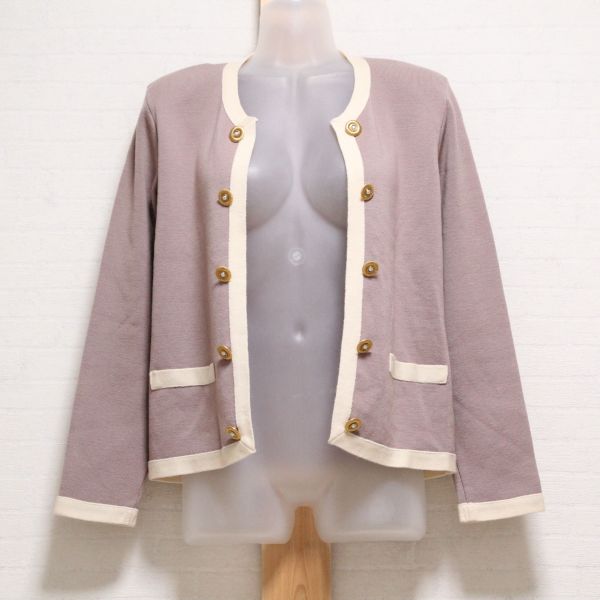 パープルジャケット風ニットカーディガン - ピンクハウス通販