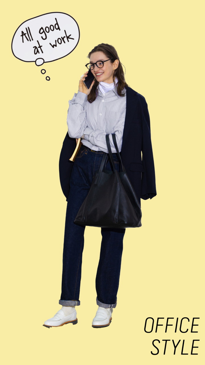 One SHIRT,Four STYLE《マディソンブルー》のストライプシャツで着回し