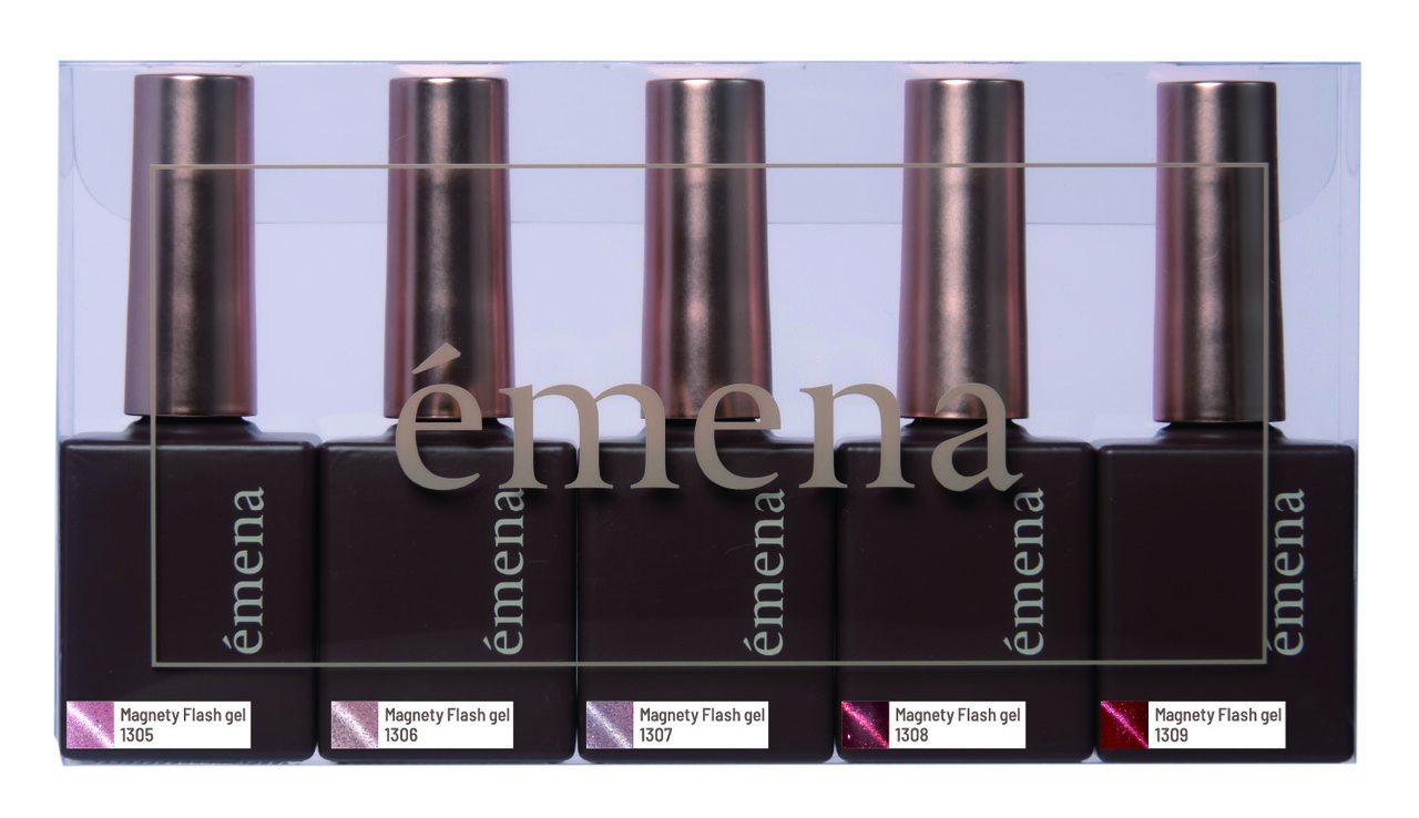 エメナ マグネティフラッシュジェル 5色セット1305～1309 | émena