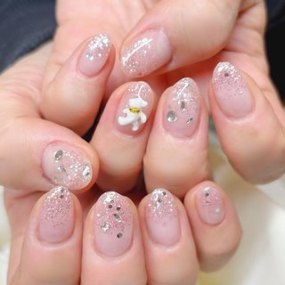 くまパーツのネイルデザイン｜ネイルブック