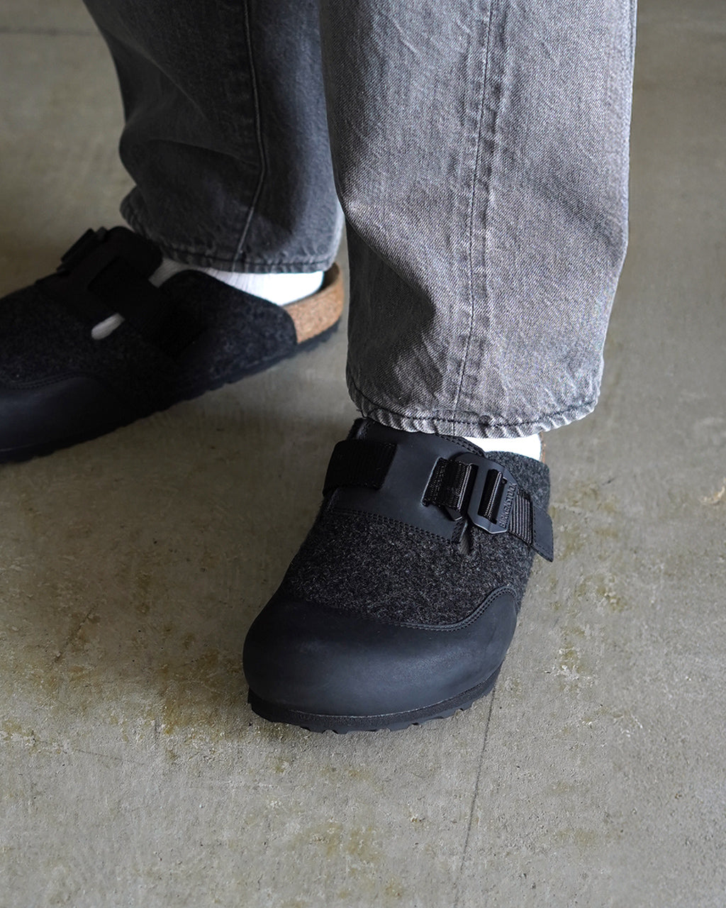 ビルケンシュトック BIRKENSTOCK Boston Nova Felt スリッポン メンズ