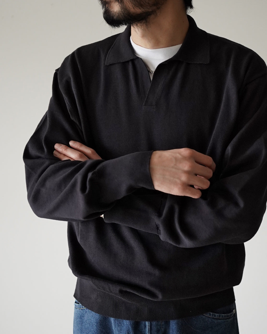 KAPTAIN SUNSHINE キャプテンサンシャイン コットンニット スキッパー