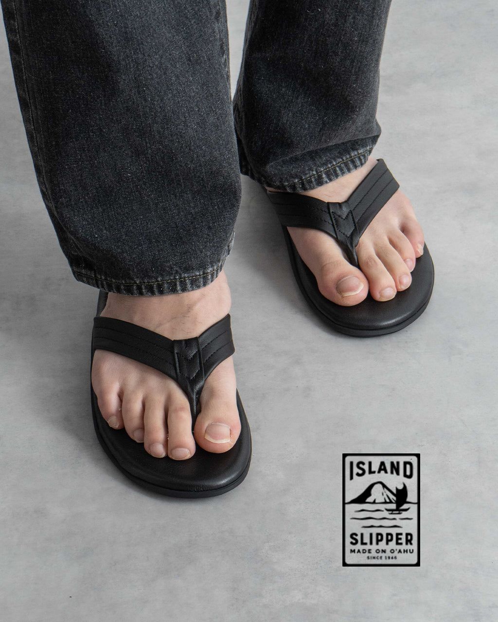 ISLAND SLIPPER｜TONG PB202 メンズサンダル｜本革×アーチサポートの