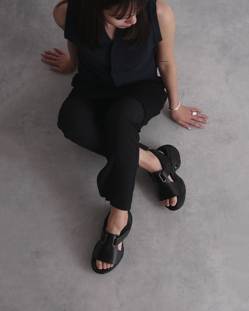 OAO MONOLITH オーエーオー サンダル モノリス 25SS-G レザー【送料