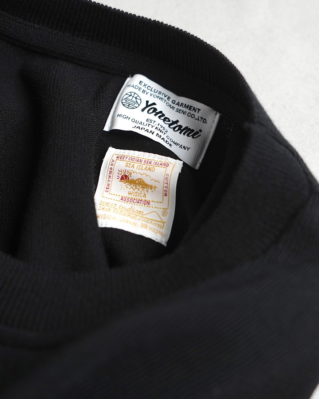 RIGID SEA ISLAND COTTON YOKO-MARUDO KNIT / サマーニット Tシャツ