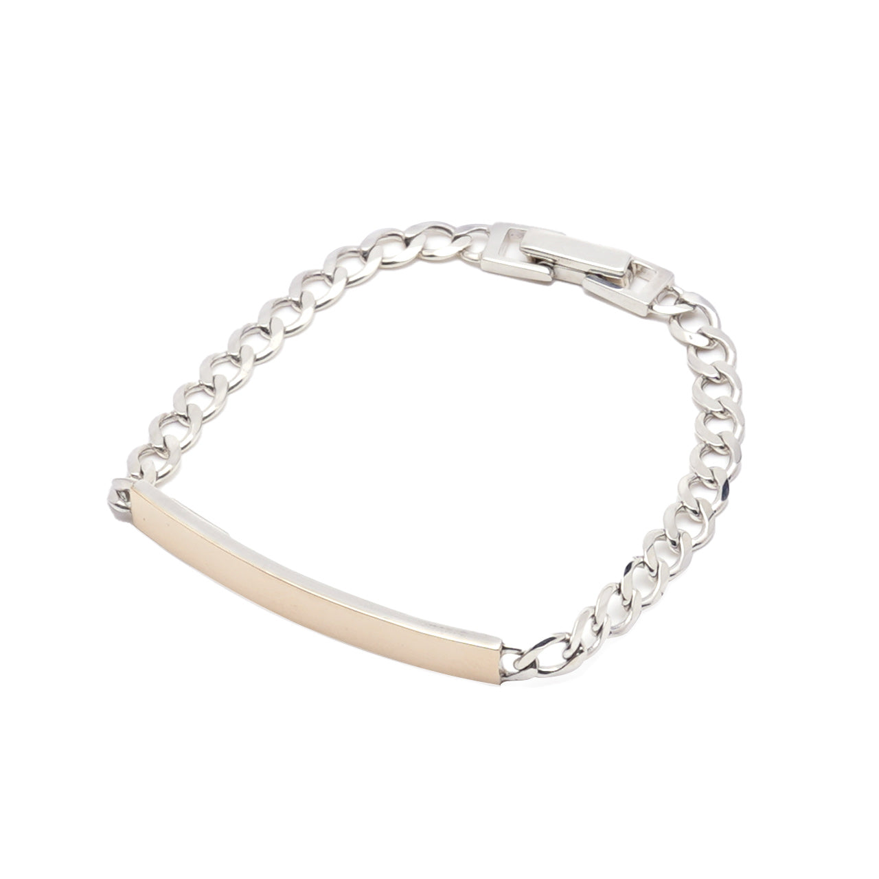 Garden of eden ブレスレット ID BRACERET L 9K ゴールド シルバー925