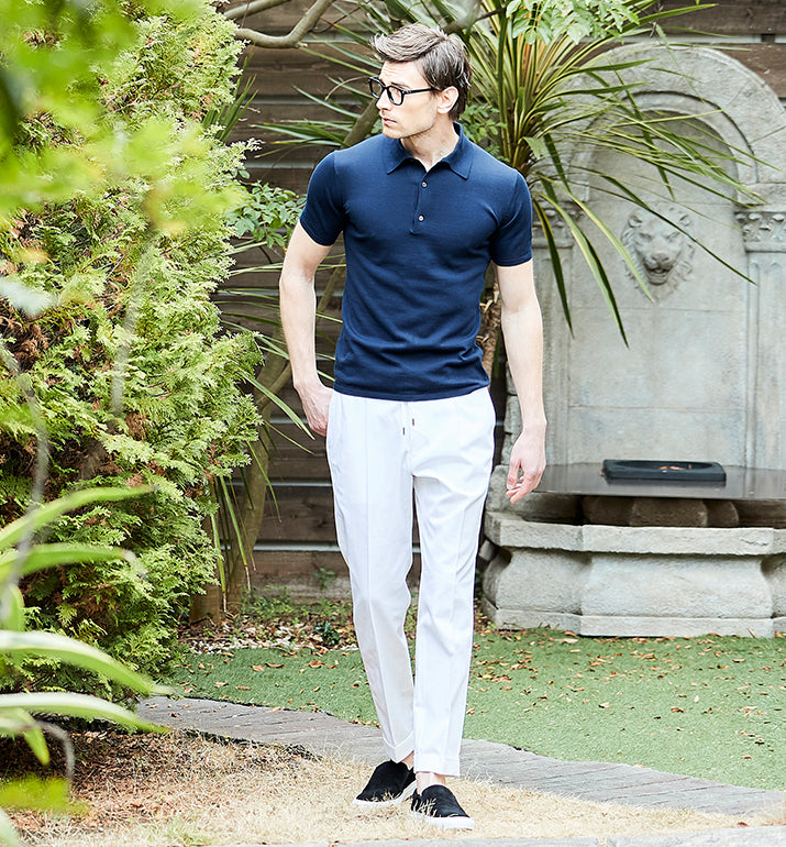 スビンプラチナム ニットポロシャツ＆ミニサーマルニットTシャツ