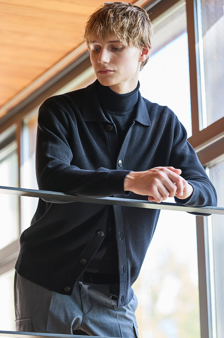新作】Middle Gauge Knit Cardigan – ＋CLOTHET ONLINE
