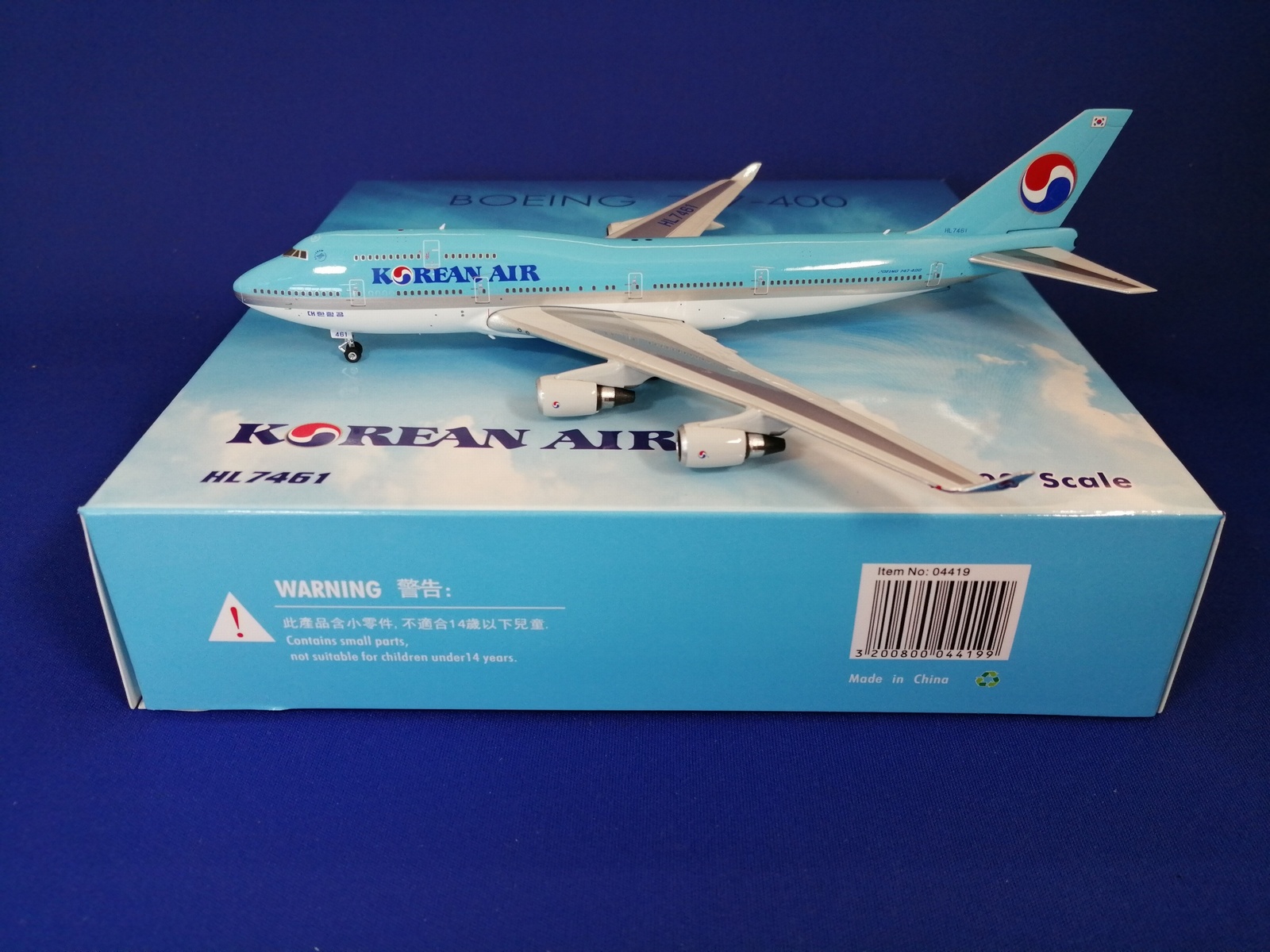 04419 Phoenix Korean Air / 大韓航空 B747-400 HL7461 1:400 完売しま